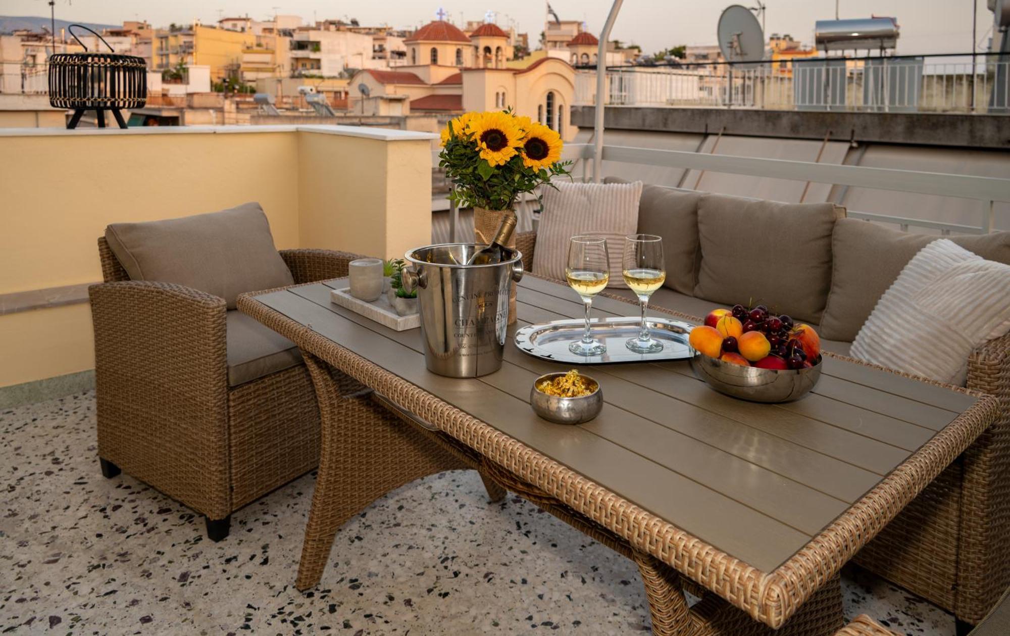 Acropolis Terrace View Apartment Athén Kültér fotó